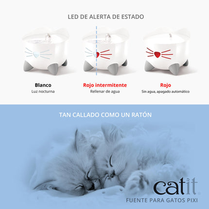 Catit PIXI Fuente 2,5 litros - Blanca