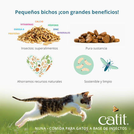 Catit Nuna Pienso Proteína Insecto y Pollo - 5kg
