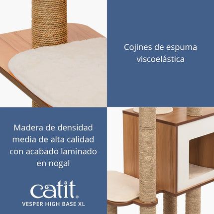 Catit Vesper High Base XL - Nogal
