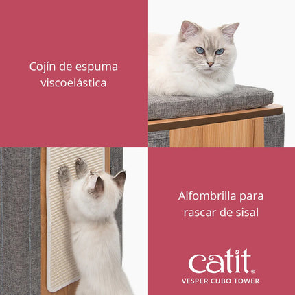 Catit Vesper Cubo Tower Gris