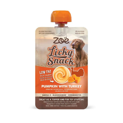 ZOE Licky Snack - Calabaza & Pavo - 85g (Pack de 4 uds)