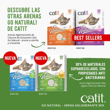 Catit Go Natural! Arena MIX Vainilla 6,4kg