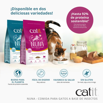 Catit Nuna Pienso Proteína Insecto y Pollo - 5kg