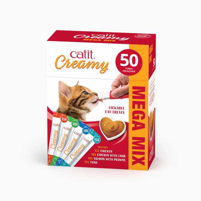 Catit Creamy Pollo - Mega Pack 50x10g