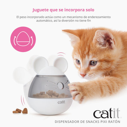 Catit PIXI Dispensador de Snacks - Ratón