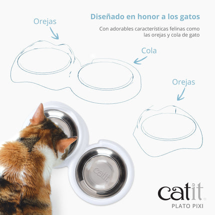 Catit PIXI Comedero, Blanco