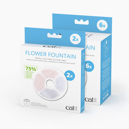 Catit Filtro Triple Acción (Menos Plástico), 2 uds