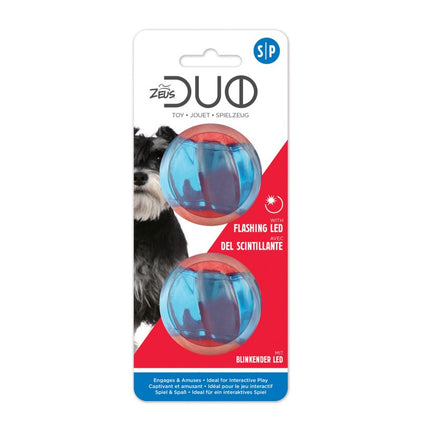 Zeus Duo Pelota con LED - M - 6,3cm - 2uds