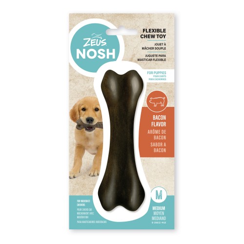 Zeus Nosh Flexible Puppy Hueso - Pollo S - 11cm